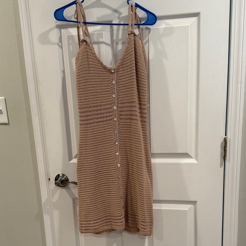 Olive & Oak Tan Knit Dress